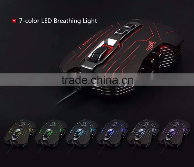LUOM G5 3200DPI LED Optical 9D USB Vibration Wired Gaming Mouse
