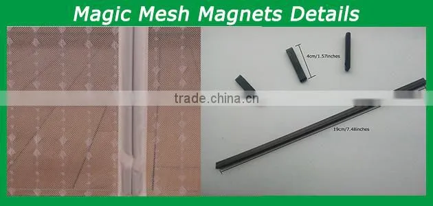 Let fresh air in anti mosquito screen door curtain
