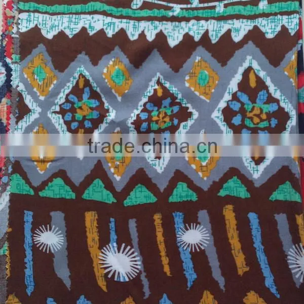 100% woven printed rayon fabric
