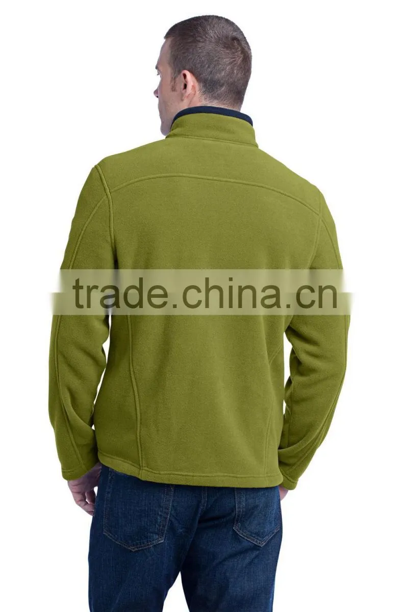 fitted polar fleece jacket for man