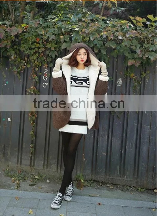 2015 Winter Style Women Casual Coat Manufacturer Wholesale Cashmere Wool Double Side Wear Coat