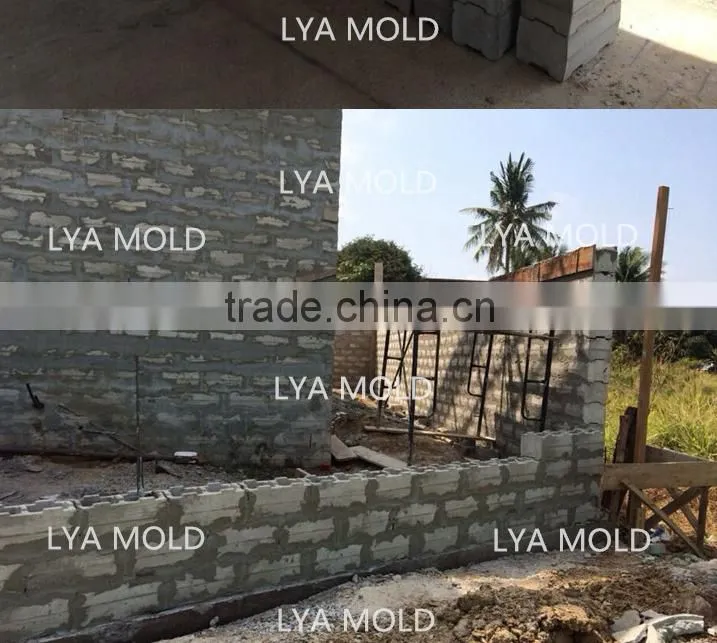 2016Made in China Hollow concrete blocks moulds for flooring molding