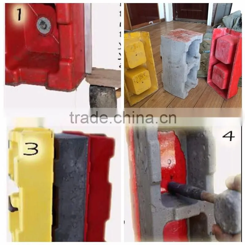 Plastic Concrete Block Interlocking Paver Mold Cement Paving Stone Mould