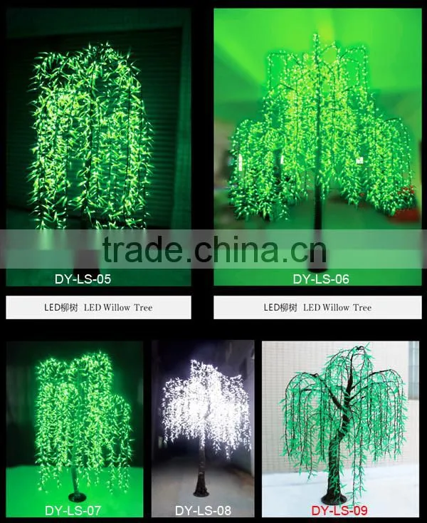 led light 40cm christmas/wedding tree with flower home decorated