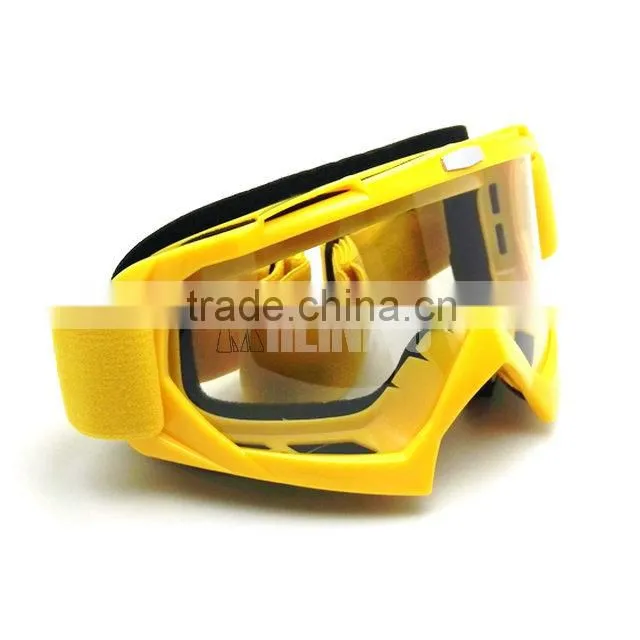 YELLOW safety prescription cycling glasses goggles motorcycle