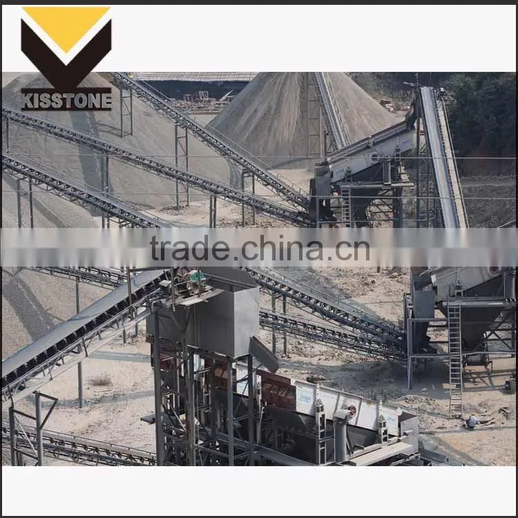 Production line band conveyor structure available to service machinery overseas
