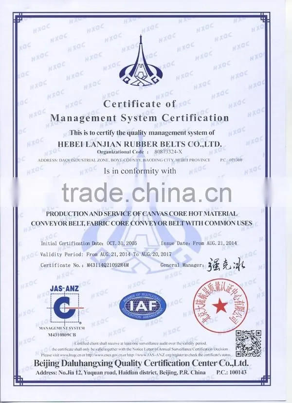 China Wholesale Custom Custom Chevron Conveyor Belt/Patterned Rubber Conveyor Belt