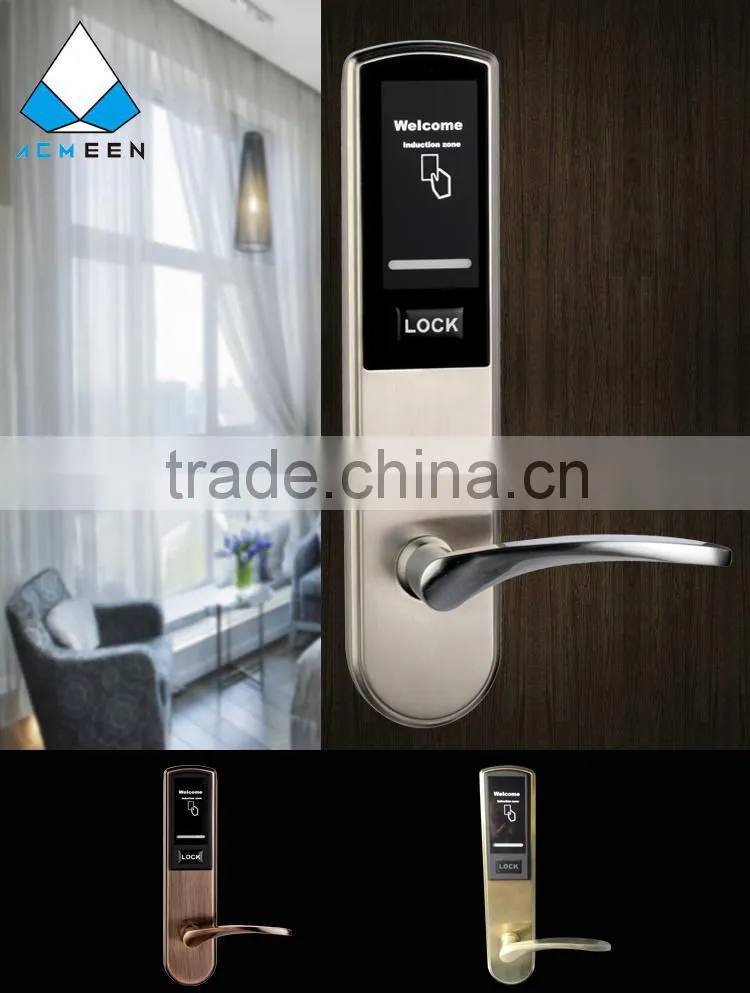 swipe card hotel door lock for safe