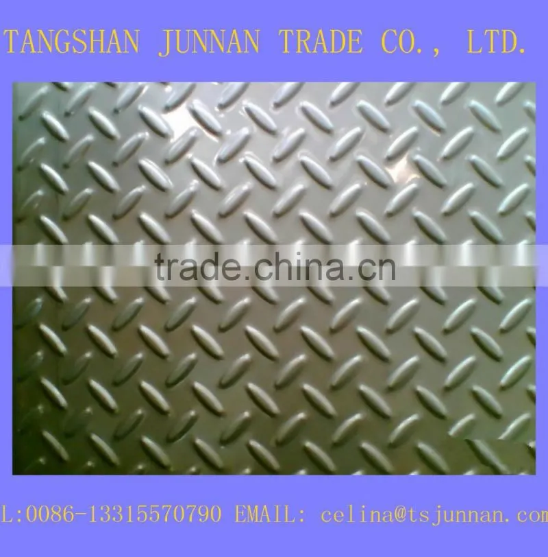 Hot rolled checkered steel plate in steel sheet
