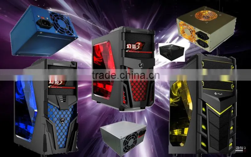 fancy front panel LED light gaming computer case
