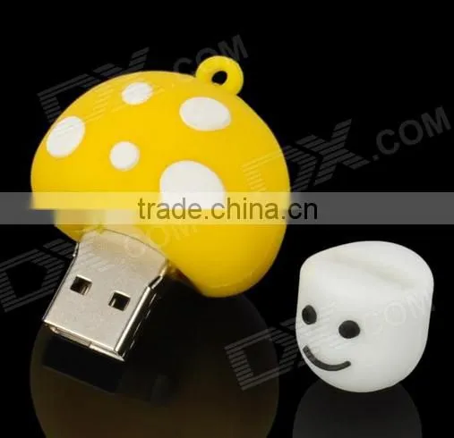 Mushroom USB Stick Promotional Pen Drive with Logo Print 1GB 2GB 4GB 8GB 16GB 32GB