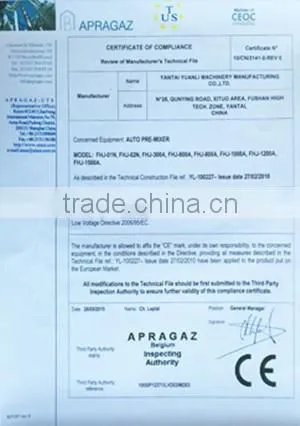 High Speed Pre-Mixer for Powder Coating Production Line