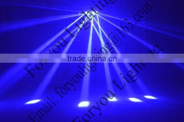 American DJ Zipper 4-Head Barrel Mirror Scanner 4pcs 10W RGBW 4IN1 LED Disco DJ Light