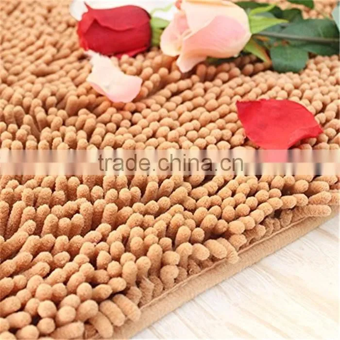 machine made chenille fabric microfiber chenille carpet