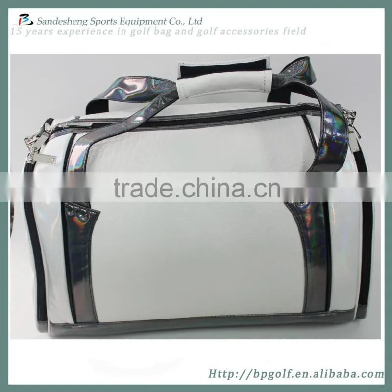 custom geniune leather duffle bags,boston golf clothes bag