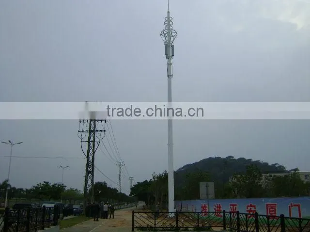 Steel landscape monopole tower (light pole)