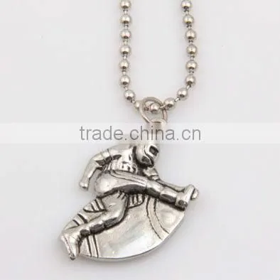 personalized soocer letter hand stamped charm necklace,fashion inspired sports necklace