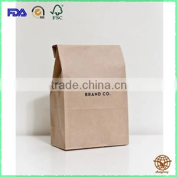 Fashionable Custom Printed Kraft Carrier Bag, Eco-friendly Kraft Shopping Bag