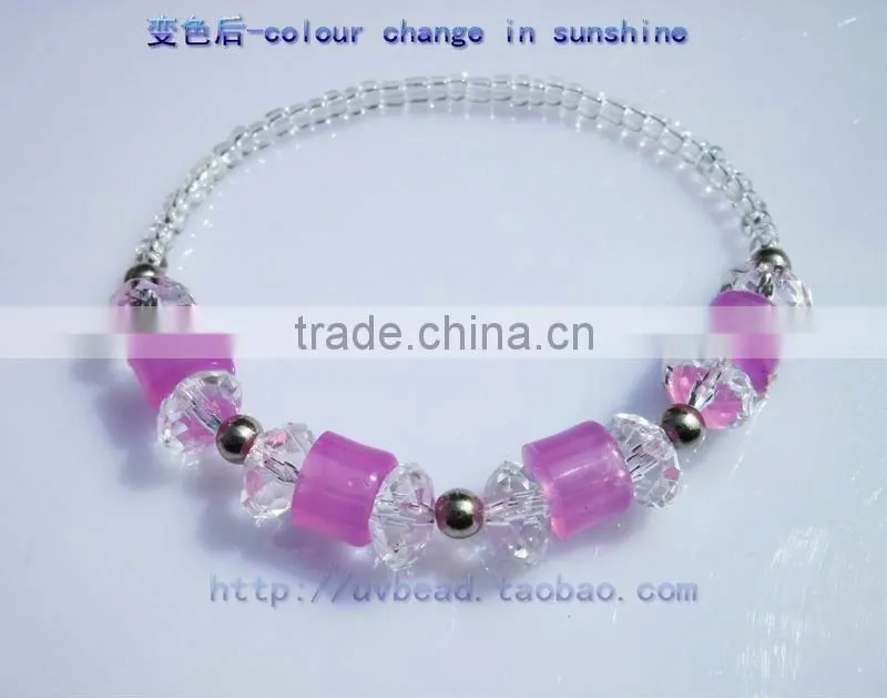magic bead uv bead bracelet colour change bead bracelet