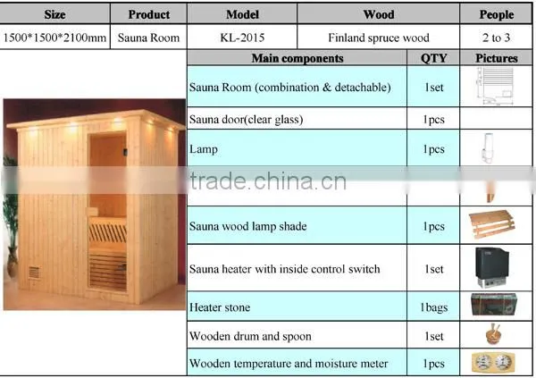 Cheap factory price malaysia popular dry infrared sauna room