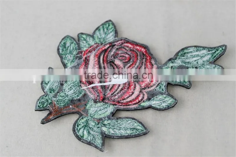 hot sale Iron-on flower applique embroidery patch for wedding