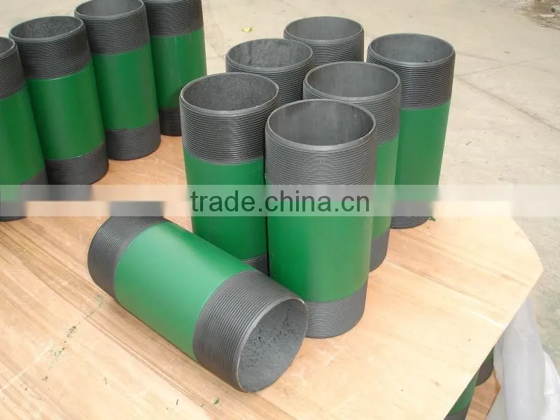 API 5CT 2 7/8"J55 and K55 EUE/NU nipple P*P