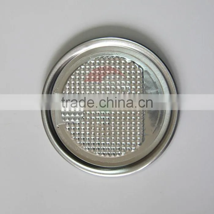 2014 new style paper /tin can D aluminum peel off lid
