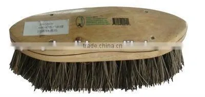 wooden back horse equipment brush