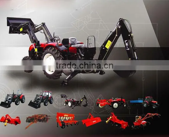 YTO tractor with 4in1 front end loader