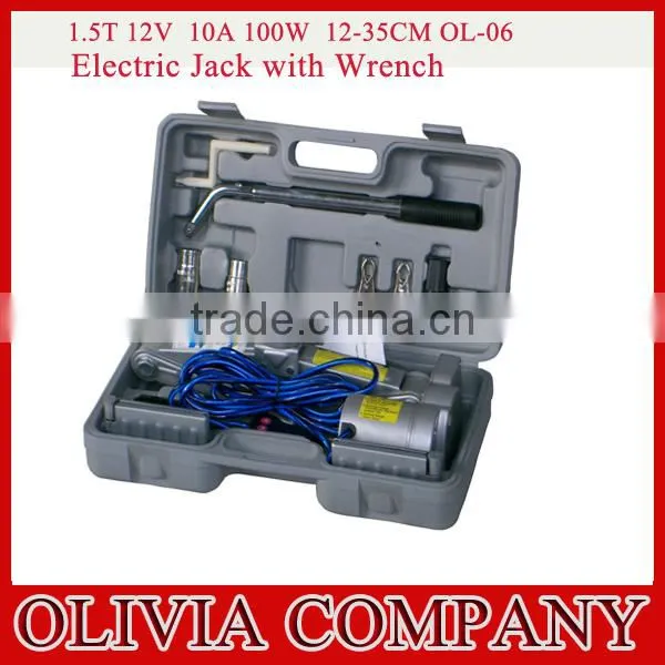 Electric Jack With Impact Wrench 2T Capacity 12-35cm