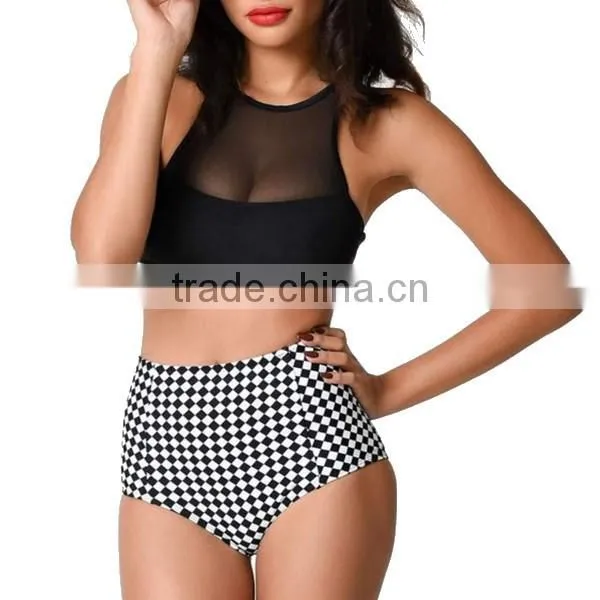 High Waist 2017 Sexy Swim Suit