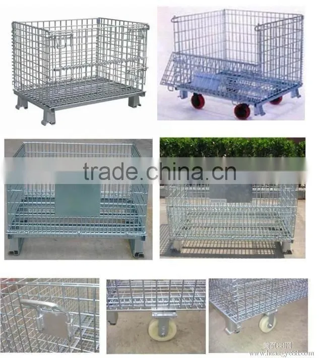 Industrial Wire Container Stacking Storage Container