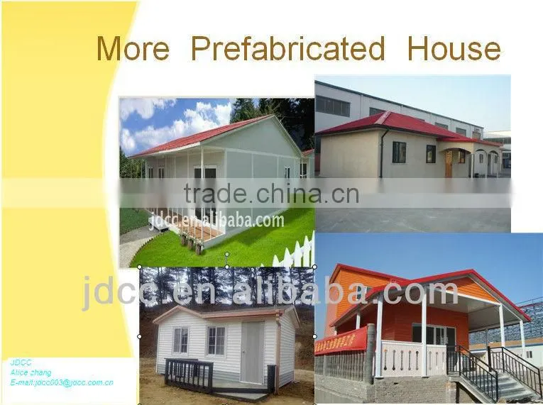 economic modern prefab steel villa