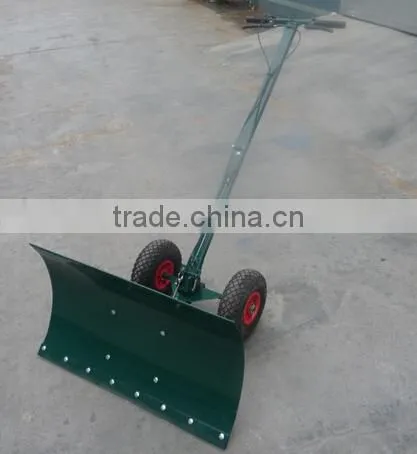 snow pusher shovel with two handle