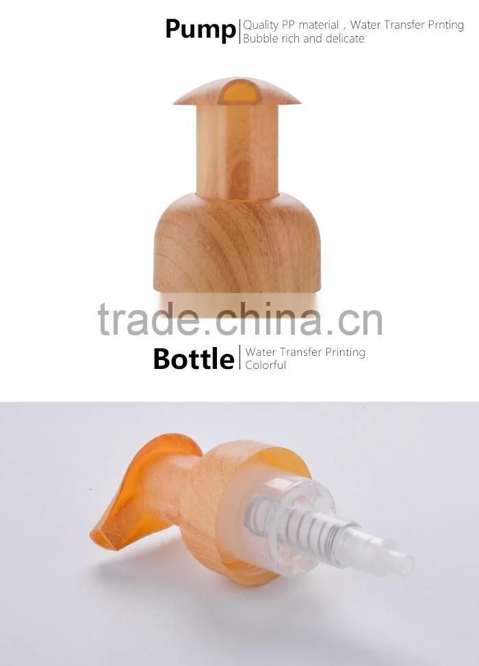 New design transparent dispenser pump empty bottle
