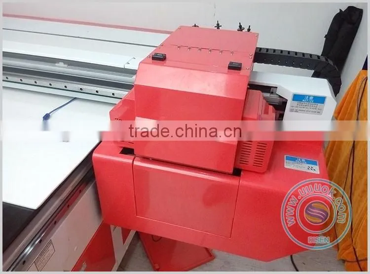 Multifunctional high speed UV 1.3*2.5M flat wood glass metal printer