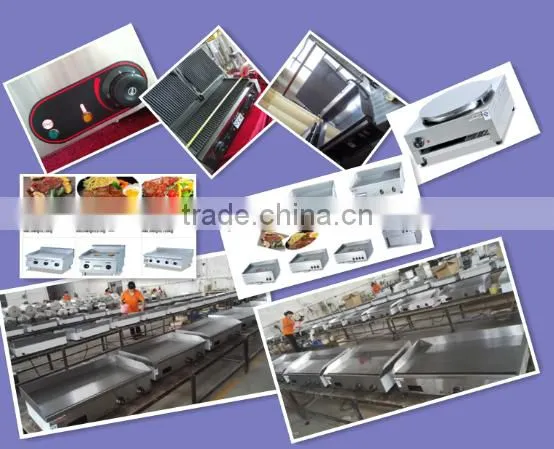 kitchen equipment gas hot plate griddle