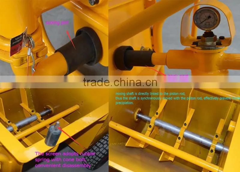2016 New type ready-mix cement mortar spraying machine on sale
