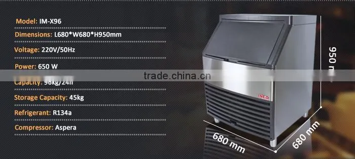 96kg/24h Commercial Stainless Steel Block Ice Machine,Clear Ice Block Machine,Ice Making Machines For Sale