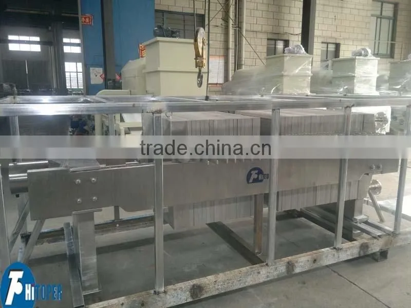 Leather making wastewater used multi-plate screw press machine