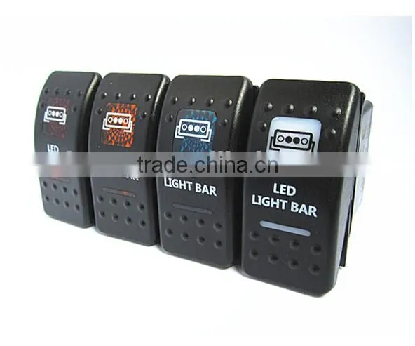 LED Light Rocker Switch Kit For JEEP