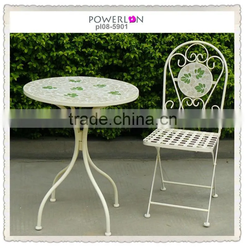 Patio table and chair set