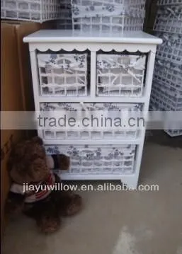 HOT europe wooden rattan/antique furniture design cabinet