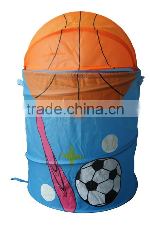 Store More Fabric Polyeater Storage Tub With Lid for Kids