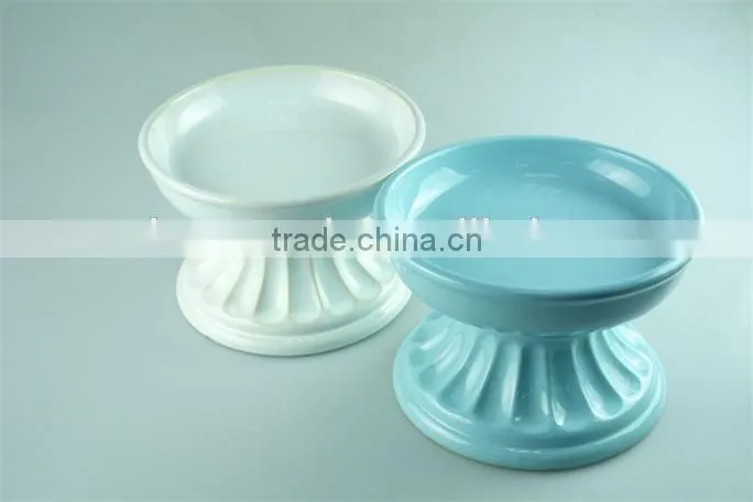 Unique cheap ceramic cake stand for party/weeding/daily use in stock