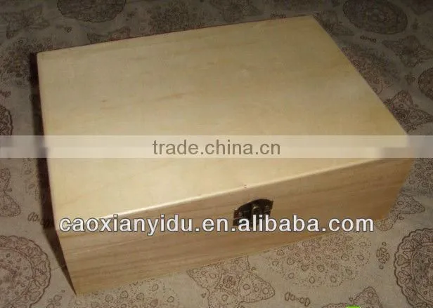 Wooden tea box fancy storage boxes jewel case large packing wood box