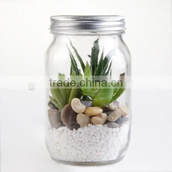 high quality glass vases for home decoration glass mason jar