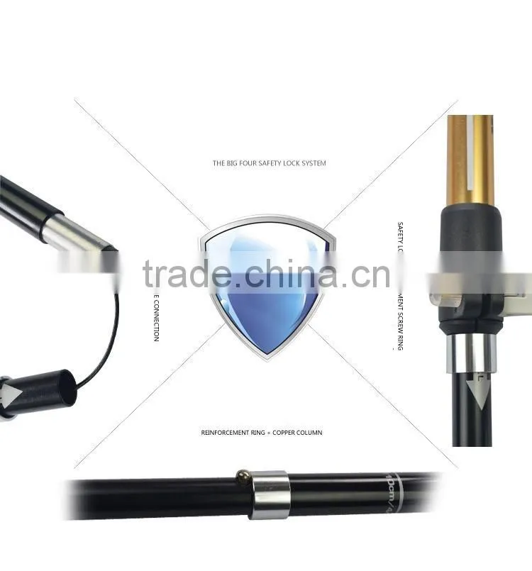 Foldable trekking stick,, external lock, SZ15513F