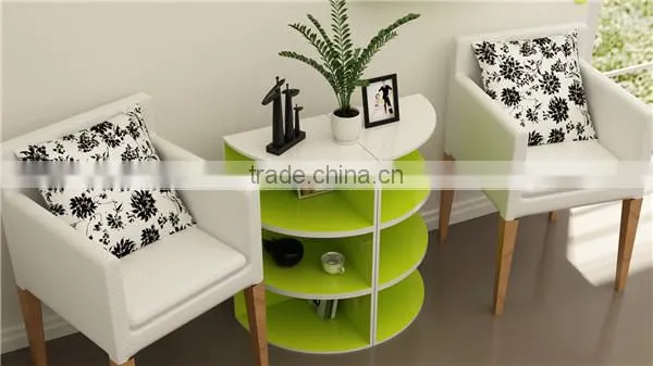 LOYOKI DIY funny fan-shaped storage cabinet