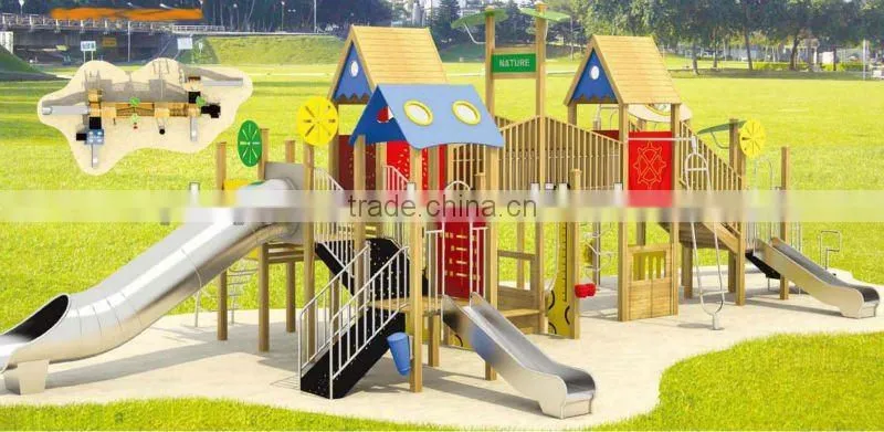 EXCELLENT QULAITY !!!! OUTDOOR KIDS WOOD CLIMBING FRAME (A-05803)
